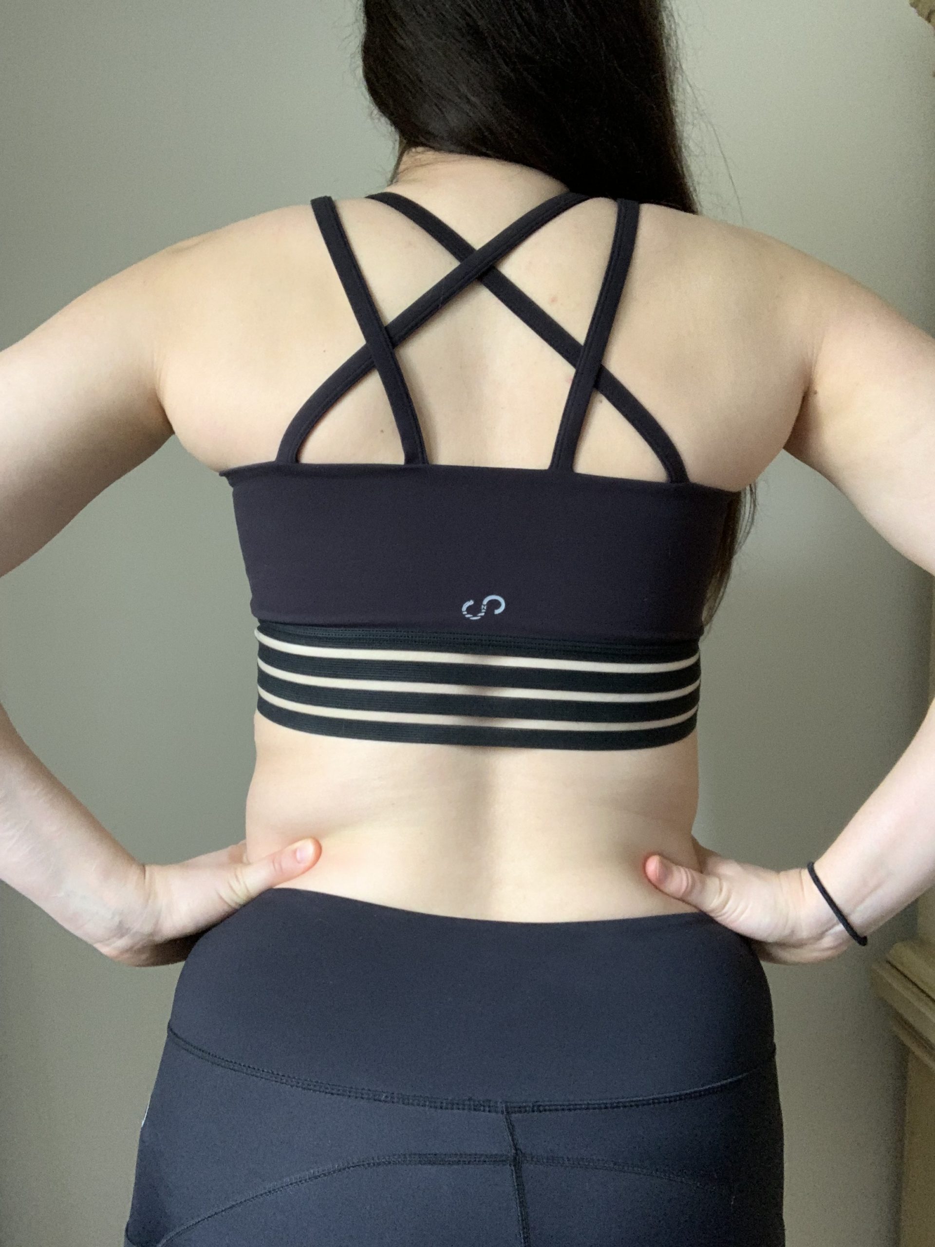 CNC Apparel black sports bra