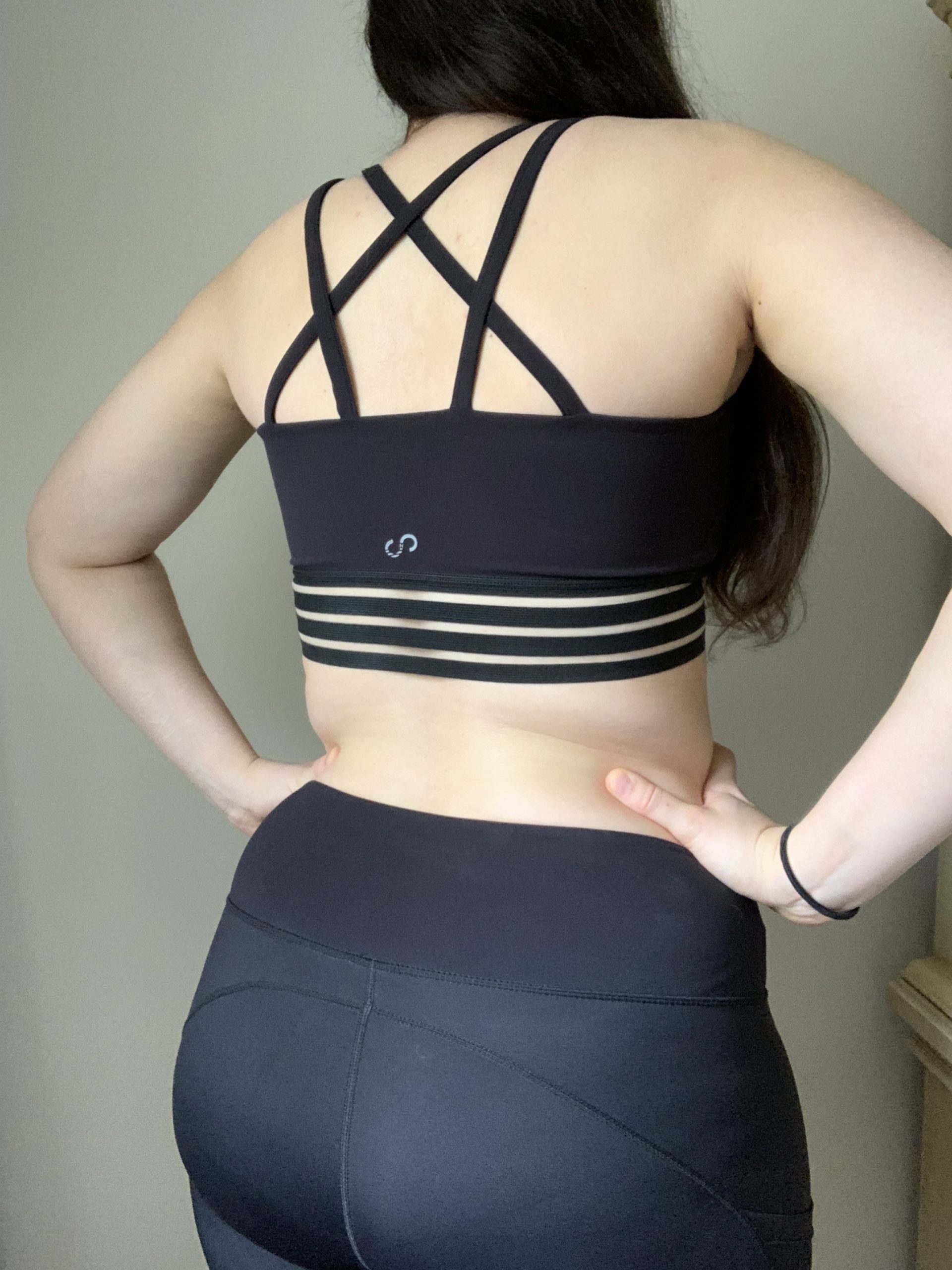 CNC Apparel black sports bra